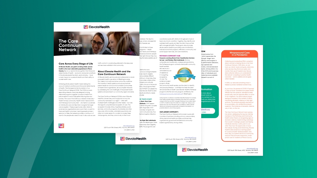 Care continuum network brief cover