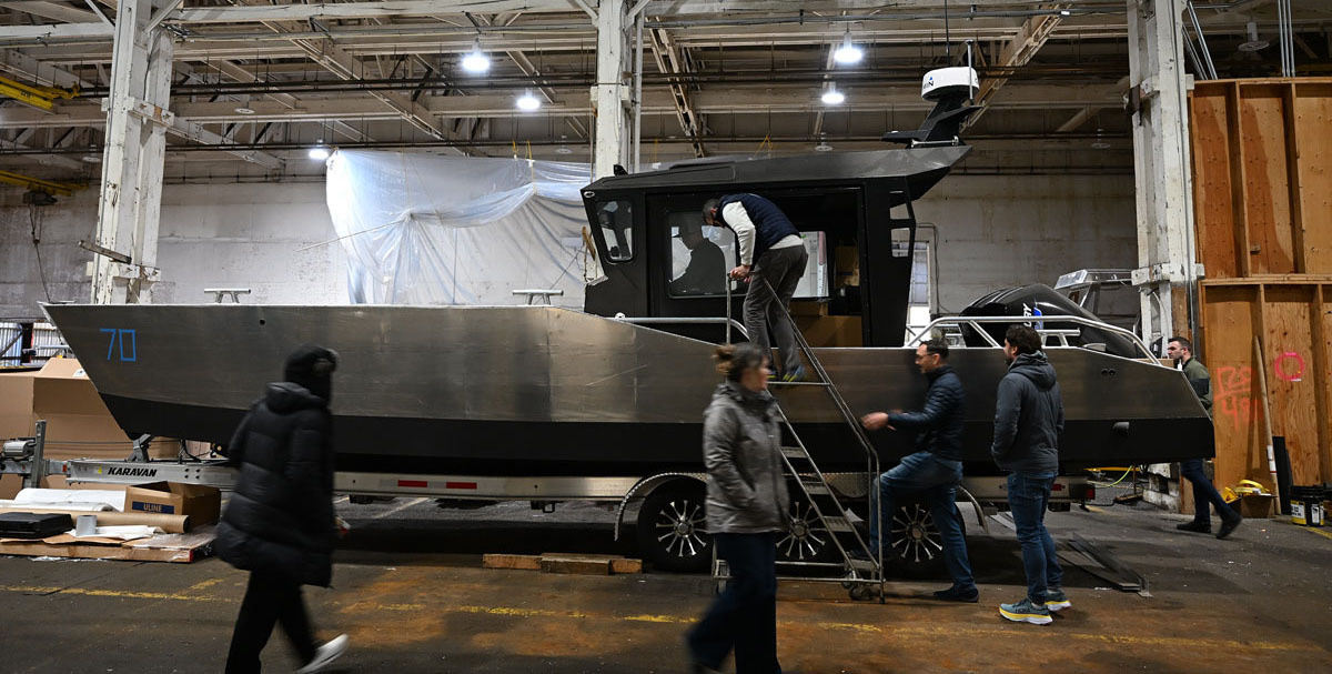 The new electronic vessel being built by Communities for a Healthy Bay and Silverback Marine is expected to be completed in August 2026.